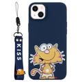 Séria Kiss iPhone 14 Plus TPU Puzdro s Remienkom