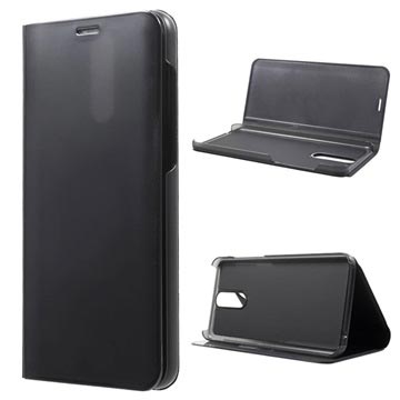 Luxusné série zrkadlové zobrazenie Huawei Mate 10 Lite Flip Case - Black