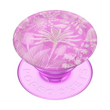 PopSockets PlantCore Rozširujúci Stojan a Úchyt - Tan Lines Vivid Pink