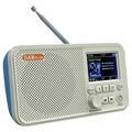 Prenosný DAB Radio & Bluetooth Reproduktor C10 - Biela / modrá