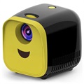 Prenosný HD Mini projektor L1 - 1080p - čierna / žltá