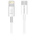 Powerstar USB-C / Lightning Kábel - 1m (Otvorená krabica - Hromadné vyhovujúce)