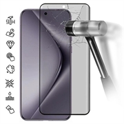 Huawei Pura 70 Pro/70 Ultra Full Cover Ochranné Tvrdené Sklo na Displej Privacy - Čierny Okraj