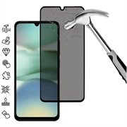Ochranné Tvrdené Sklo na Displej Xiaomi Redmi A5 4G/Poco C71 Privacy Full Cover – Čierny Okraj
