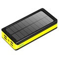 PSOOO PS -406 Solar Power Bank/Wireless Charger - 20000 mAh