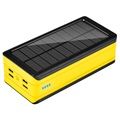 PSOOO PS -406 Solar Power Bank/Wireless Charger - 40000 mAh - žltá