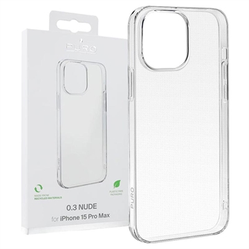 Puro 0,3 Nude iPhone 15 Pro Max TPU Case - Transparent