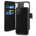 Puro 2-v-1 Magnetické puzdro Huawei P40 Lite Wallet-Black