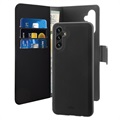Puro 2-v-1 Magnetické Samsung Galaxy A13 5G peňaženka-čierna