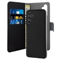 Puro 2-v-1 magnetický Samsung Galaxy A14 Wallet Case - Čierna