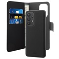 Puro 2-v-1 Samsung Galaxy S22 5G Magnetic Wallet Case-Black
