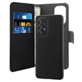 Puro 2-v-1 Samsung Galaxy A53 5G Magnetic Wallet Case-Black