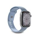 Puro ikona Apple Watch Series Ultra 2/Ultra/9/8/SE (2022)/7/SE/6/5/4/3/2/1 Silikónový pás - 45 mm/44 mm/42 mm - Svetlo modrá