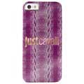 iPhone 5 / 5s / SE Puro Just Cavalli Shiny Python Hard Case - Pink