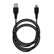 Nabíjací a synchronizačný kábel Puro USB-A / USB-C - 2 m - čierny