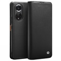 Qialino Classic Huawei Nova 9 Pro/Honor 50 Pro Wallet Leather Case - Black