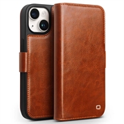 iPhone 15 Plus Qialino Classic Wallet Leather Case