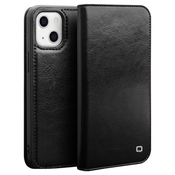 Qialino Classic iPhone 13 Wallet Leather Case