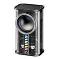 REMAX RB-M68 Clear Mecha Bezdrôtový reproduktor Prenosný mini 3D subwoofer Bluetooth reproduktor - čierny