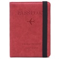 Cestovná peňaženka RFID / Passport - červená