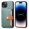 iPhone 15 Retro Style Puzdro s Peňaženkou
