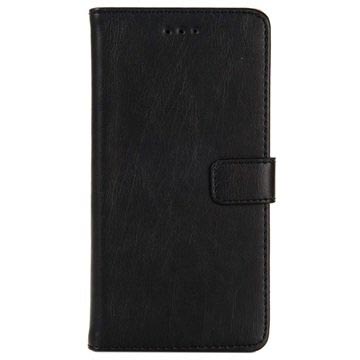 Huawei P9 Lite Retro Wallet Case - Čierna