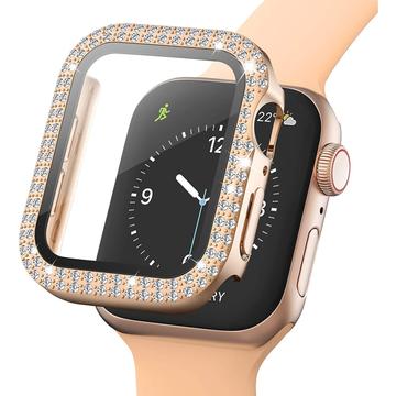 Rhinestone Decorative Apple Watch SE (2022)/SE/6/5/4 Puzdro s Ochrancom Obrazovky - 40mm