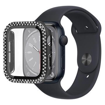 Rhinestone Decorative Apple Watch Series 9/8/7 Puzdro s Ochrancom Obrazovky - 45mm