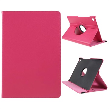 Samsung Galaxy Tab S5E Rotary Folio Case - Hot Pink