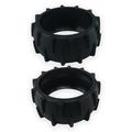 Rubber Anti-Slip Wheels for Dreame Roboticmower A1 Lawn Mower - 2 Pcs. - Black