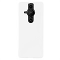 Sony Xperia pro -i gumberovaný plastový puzdro - biely