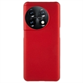 OnePlus 11 Pogumované Plastové Puzdro - Červená