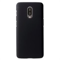 OnePlus 6T Gumberizovaný plastový puzdro - čierna