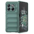 Rugged Série OnePlus 10T/Ace Pro TPU Puzdro - Zelená