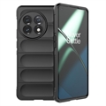 Rugged Série OnePlus 11 TPU Puzdro - Čierne
