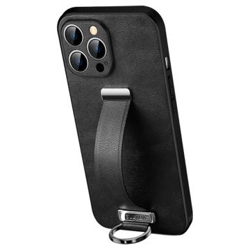 Sulada Fashion iPhone 14 Pro Max Hybridné Puzdro s Remienkom na Ruku