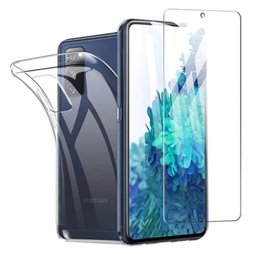 SAII 2-v-1 Samsung Galaxy S20 Fe TPU Case & Tempered Glass Screen Protector
