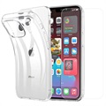 SAII 2-v-1 iPhone 13 TPU puzdro a ochranca obrazovky s temperovaným skleneným sklom