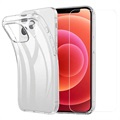 SAII 2-v-1 iPhone 13 Mini TPU puzdro a ochranca obrazovky Tempered Glass