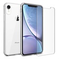 SAII 2-v-1 iPhone XR TPU puzdro a ochranca obrazovky Tempered Glass