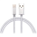 SAII CHARGE & Sync USB -C kábel - 1 m, USB 3.1 - Biela