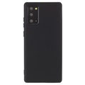 SAII Premium Samsung Galaxy Note20 Kvapalina Silikón - Čierna