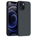 Saii Premium iPhone 14 Liquid Silicone Case - Black