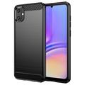 Samsung Galaxy A05 Puzdro z Brúseného TPU - Uhlíkové Vlákno