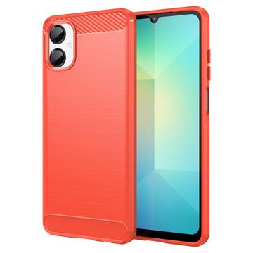 Samsung Galaxy A06 5G Brushed TPU Case - Carbon Fiber