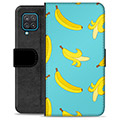 Samsung Galaxy A12 prémiové puzdro na peňaženku - Banány