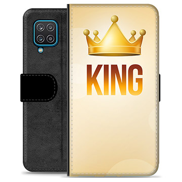 Samsung Galaxy A12 prémiové puzdro na peňaženku - Kráľ