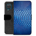 Samsung Galaxy A12 prémiové puzdro na peňaženku - Kožené