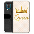 Samsung Galaxy A12 prémiové puzdro na peňaženku - Kráľovná