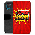 Samsung Galaxy A12 prémiové puzdro na peňaženku - Super mama